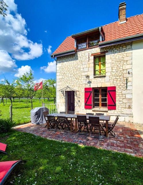 Maison Normande Au Bord De Seine, Le Verger De Pacome Anneville-Ambourville Bagian luar foto